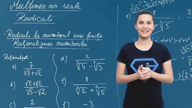 Radicali la numitorul unei fracții. Raționalizarea numitorului - P2