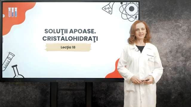 Soluții apoase. Cristalohidrați