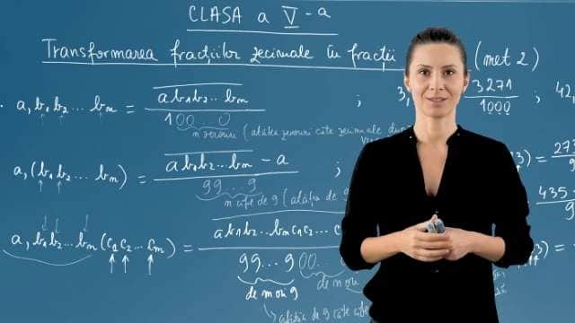 Transformarea fracțiilor zecimale în fracții ordinare - Metoda 2