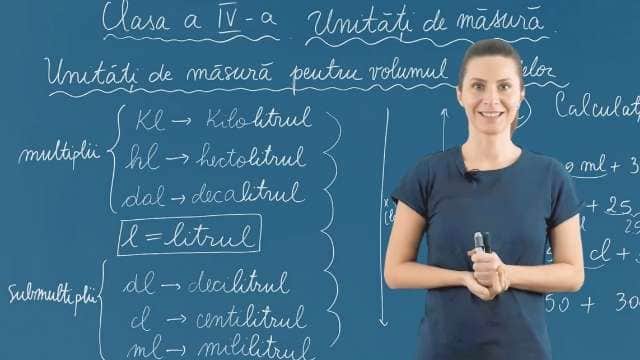 Unitati de masura pentru volumul lichidelor