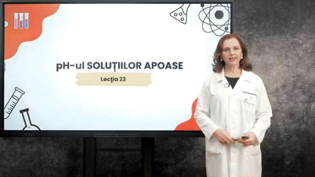 pH-ul soluţiilor apoase