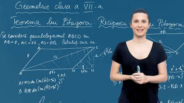Teorema lui Pitagora. Reciproca teoremei lui Pitagora - p4