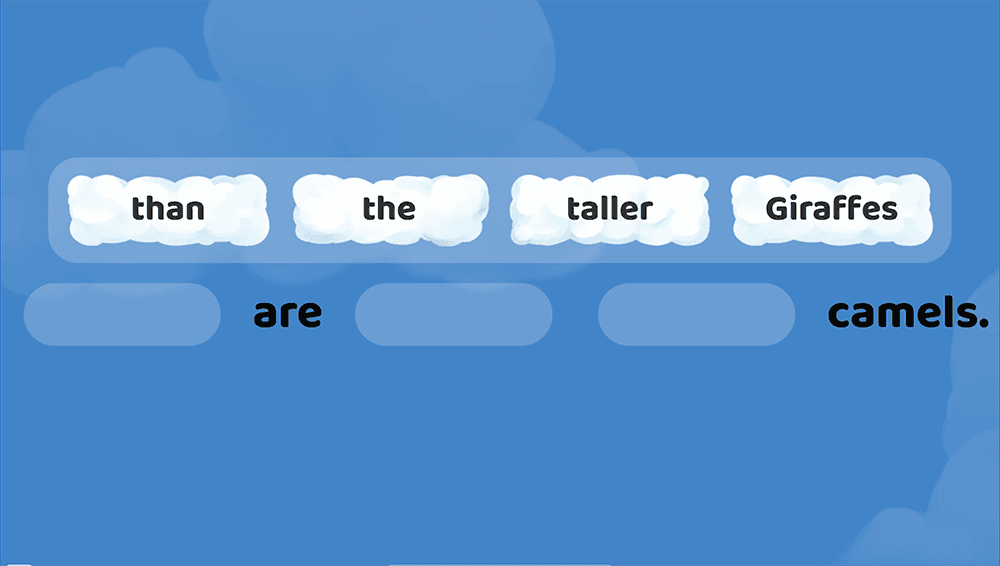 GAME - Comparative adjectives