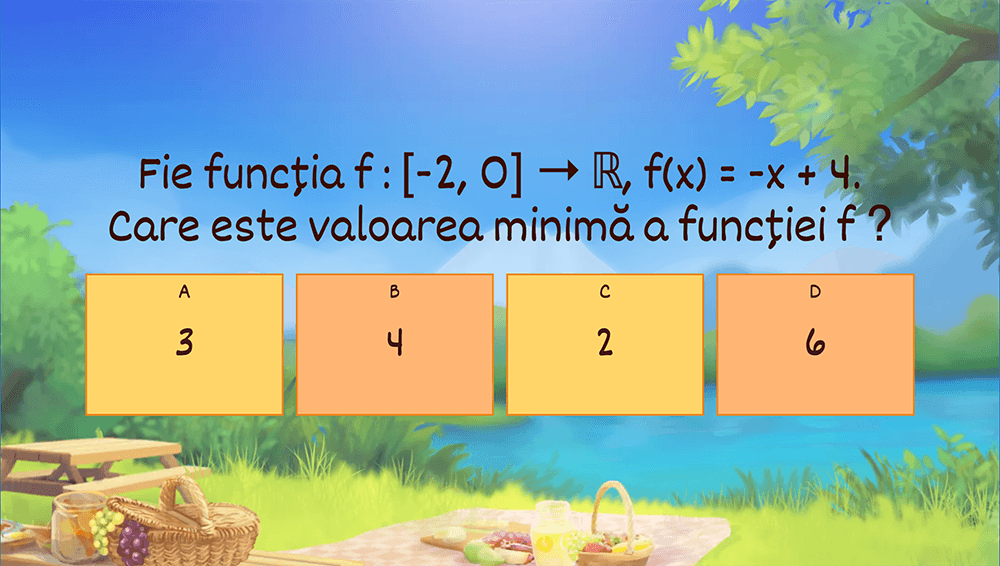 JOC - Functii de tipul: f:D-->R - P2