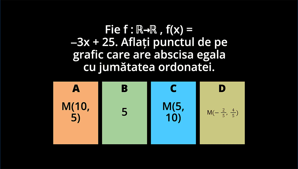 JOC - Functii de tipul: f:D-->R - P5